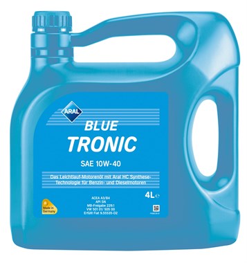 Aral масло Blue Tronic 10W-40 4л - фото 4431