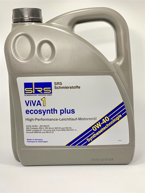 SRS Масло моторное VIVA 1 ecosynth Plus 0W-40  4 л 4033885001622 - фото 4484