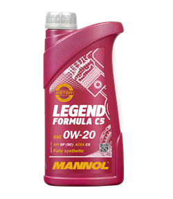 MANNOL Legend Formula C5 0W-20 Синтетическое масло 7921 - фото 5195