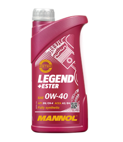 MANNOL Legend + Ester 0W-40 Синтетическое масло 7901 - фото 5214