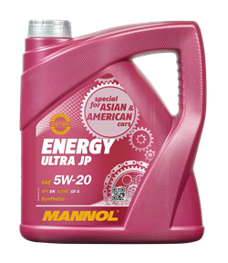 MANNOL Energy Ultra JP 5W-20 Синтетическое масло - фото 5227