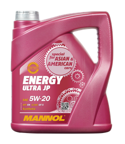 MANNOL Energy Ultra JP 5W-20 Синтетическое масло 7906 - фото 5227